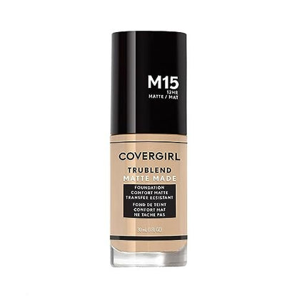COVERGIRL TruBlend Matte Made Liquid Foundation - Buff Beige M15, 1 Fl Oz