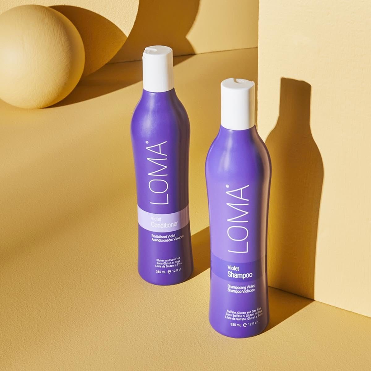 Loma Hair Care Violet Shampoo – Vanilla Bean & Blood Orange, 12 Fl Oz Avelisse