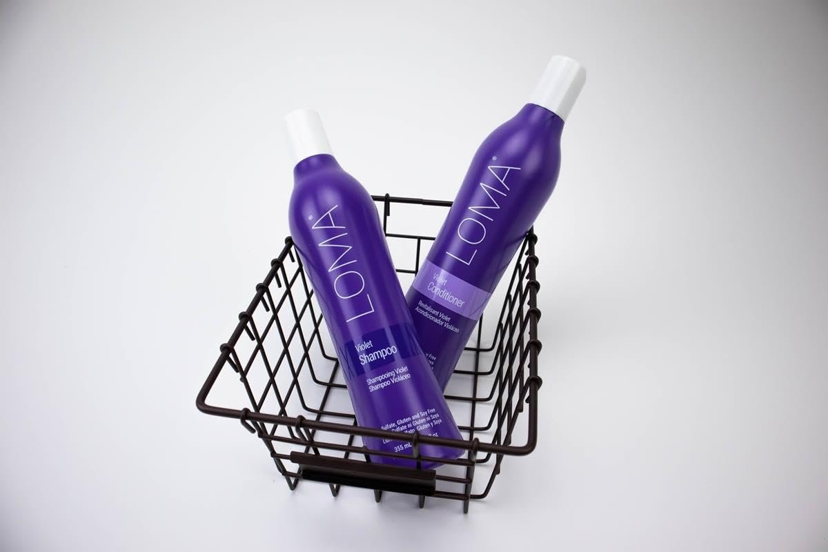 Loma Hair Care Violet Shampoo – Vanilla Bean & Blood Orange, 12 Fl Oz Avelisse