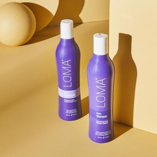 Loma Hair Care Violet Shampoo – Vanilla Bean & Blood Orange, 12 Fl Oz Avelisse
