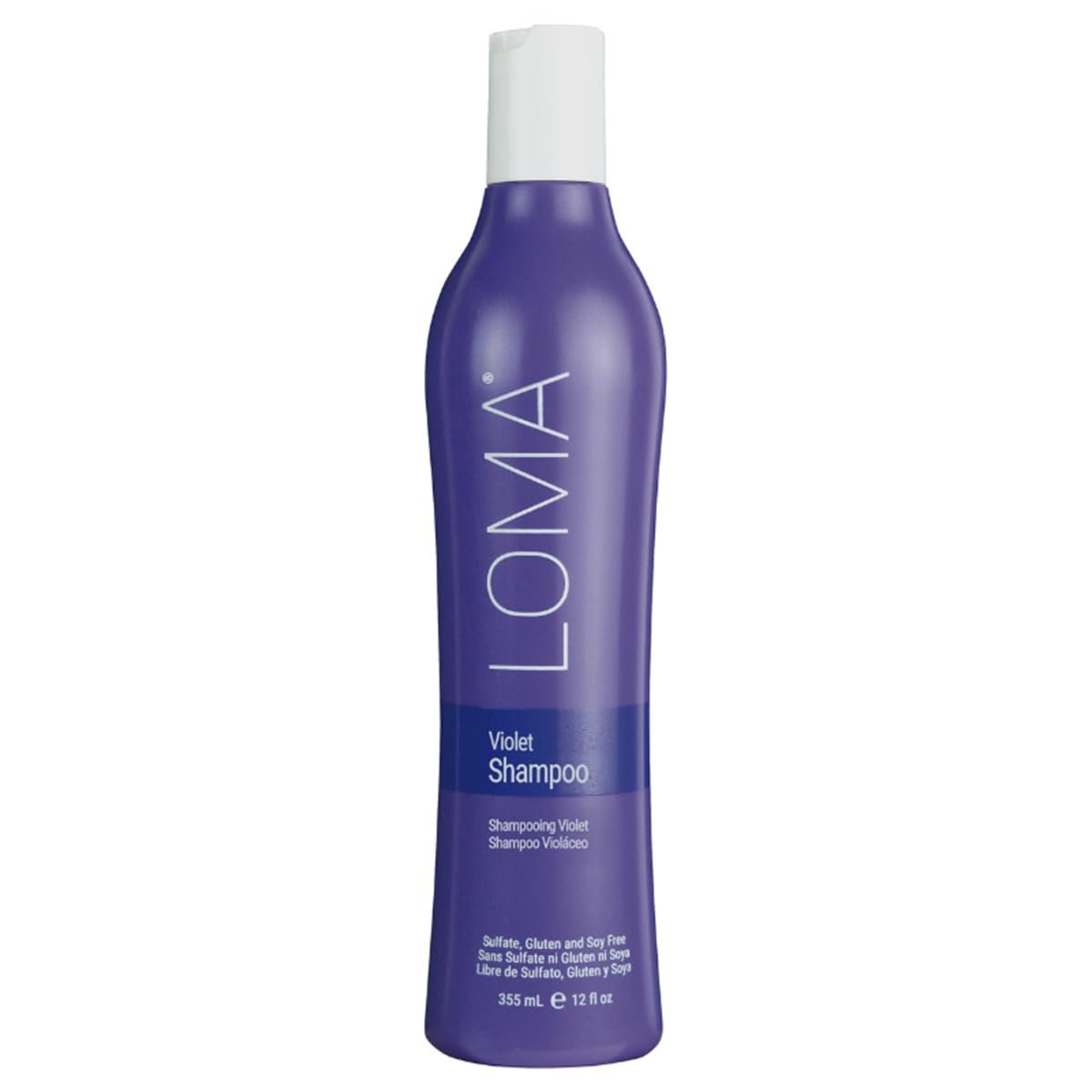 Loma Hair Care Violet Shampoo – Vanilla Bean & Blood Orange, 12 Fl Oz Avelisse