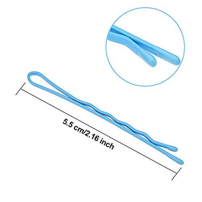 Bememo 100 Pcs 2.2 Inch Colorful Bobby Pin Hair Styling Clips with Storage Box – 10 Colors, Metal Hair Pins for Women