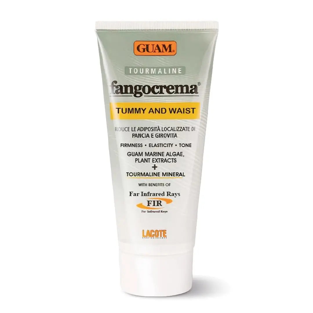 Guam Anti-Cellulite Cream for Belly – Hot Skin Tightening Stomach Cream with Black Tourmaline – Natural Cellulite & Tummy Firming Treatment (150 ML) Avelisse