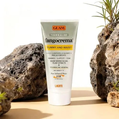 Guam Anti-Cellulite Cream for Belly – Hot Skin Tightening Stomach Cream with Black Tourmaline – Natural Cellulite & Tummy Firming Treatment (150 ML) Avelisse