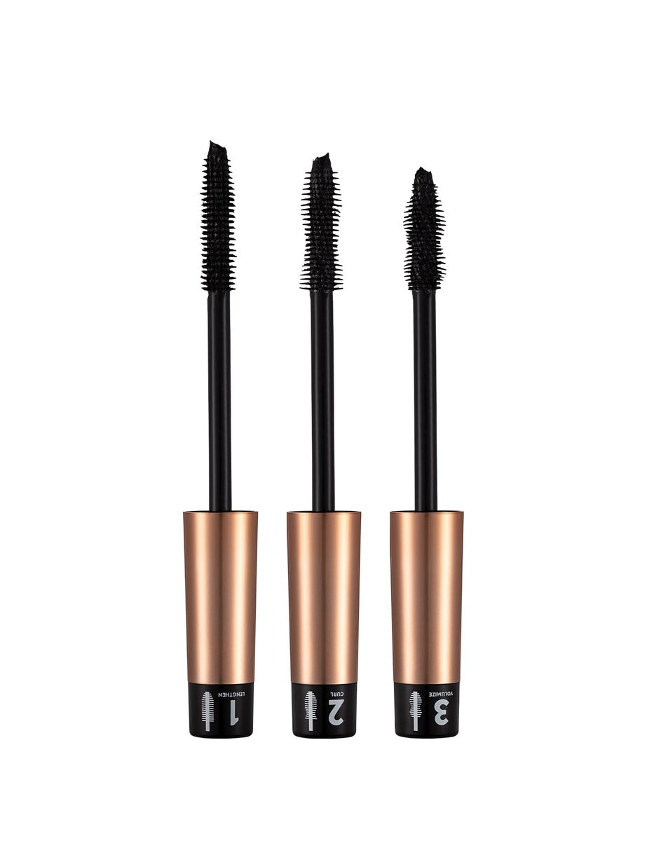 FLORMAR Triple Action Mascara – Intense Black Volume, Length & Curl - görsel 11