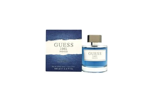 GUESS 1981 Indigo Eau De Toilette Spray for Men - 3.4 oz (100 ml) Avelisse