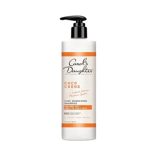 Carol's Daughter Coco Creme Curl Quenching Shampoo with Coconut Oil and Mango Butter for Very Dry, Curly Hair, 12 fl oz - görsel 2