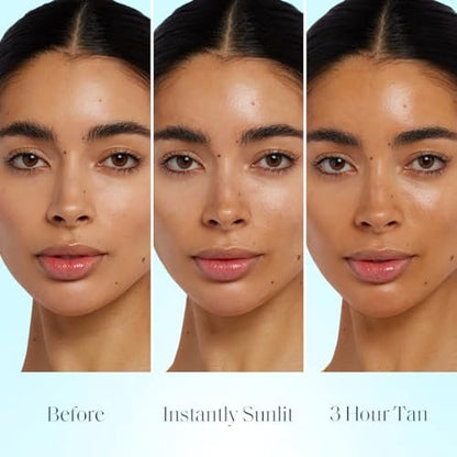 St.Tropez Sunlit Skin Bronzing Tint & Liquid Bronzer for Face - Buildable Sun-Kissed Glow with Hyaluronic Acid, 1 Fl Oz Avelisse