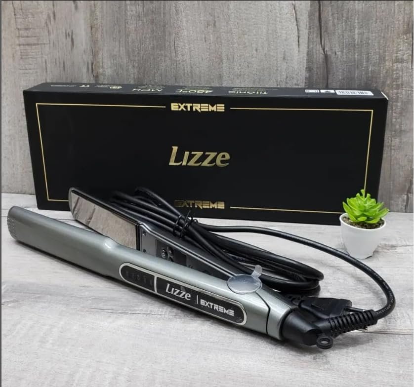 Lizze Extreme Professional Hair Straightener | Original Nano Titanium Technology | 250°C (480°F) - 110V Avelisse
