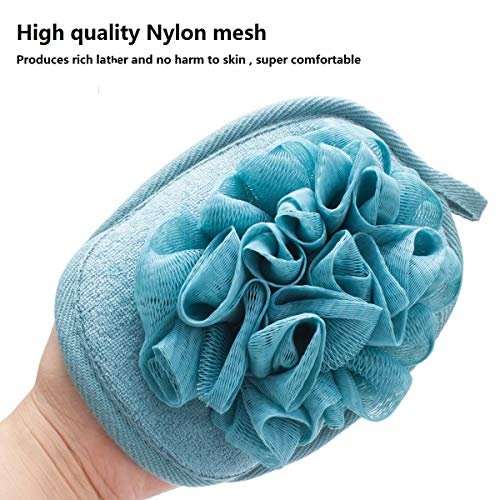 Amariver 3 Pack Body Sponge Brushes - Mesh Shower Glove with Flower Bath Ball - görsel 8