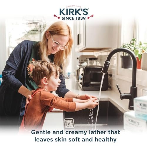 Kirk's Gentle Castile Soap - Soothing Aloe Vera, 4 Ounce Bars (Pack of 3) - görsel 11