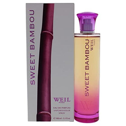 Weil Sweet Bambou Women Eau de Parfum Spray 3.3 oz - Elegant Floral Fragrance