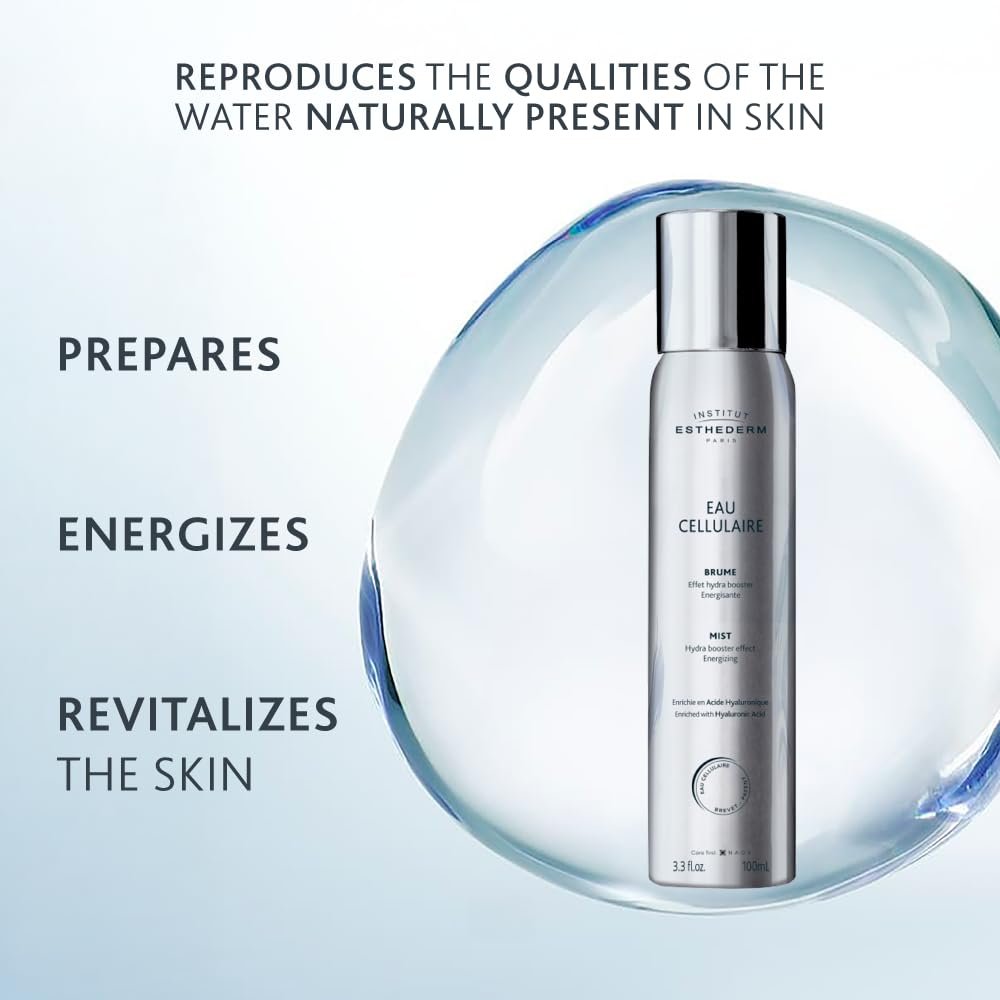 Institut Esthederm Cellular Water Face Mist – Moisturizing & Energizing Mist for All Skin Types – 3 Fl Oz - görsel 3