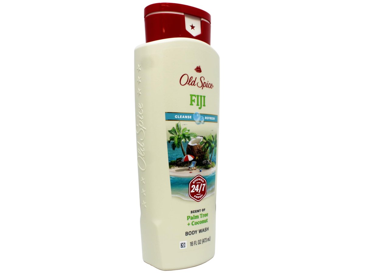 Old Spice Fiji Body Wash – 16 fl oz (Pack of 4) – Refreshing Scent with Palm Tree - görsel 5
