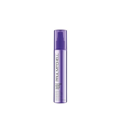 Paul Mitchell Platinum Blonde Purple Toning Spray - 5.1 oz - Neutralizes Brassiness for Blonde & Light Hair Avelisse
