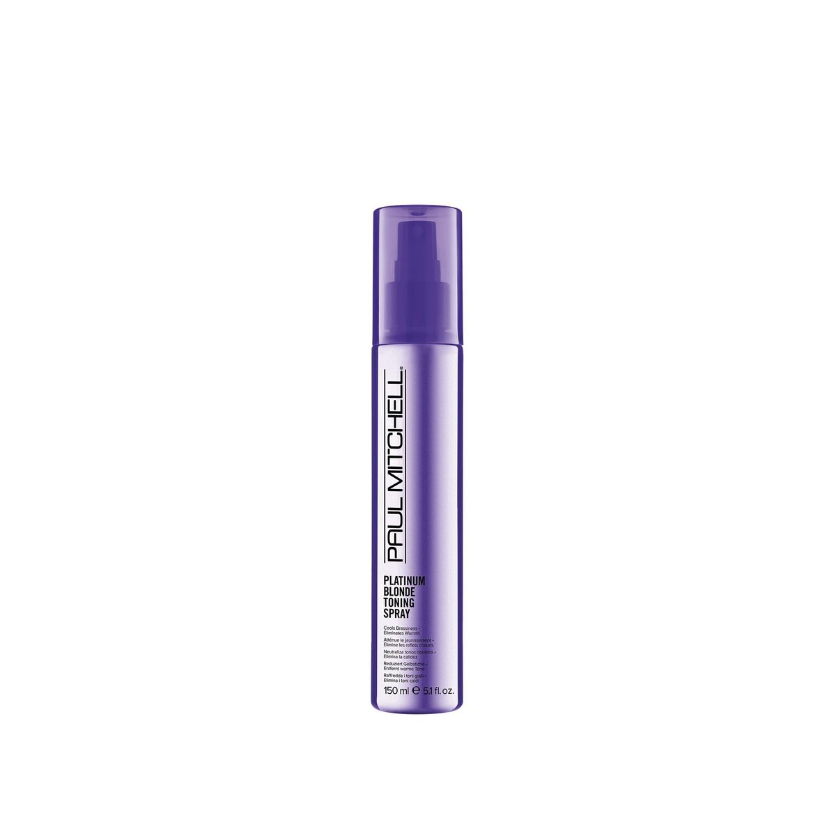 Paul Mitchell Platinum Blonde Purple Toning Spray - 5.1 oz - Neutralizes Brassiness for Blonde & Light Hair Avelisse