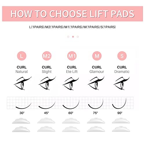 Professional Lash Lift Kit by ICONSIGN - Semi-Permanent Eyelash Perm Kit with Shields, Pads & Brushes (13-Piece Set) Avelisse