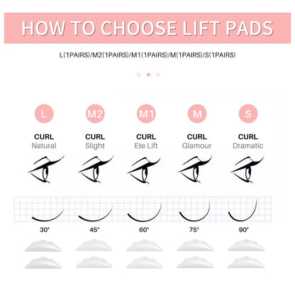 Professional Lash Lift Kit by ICONSIGN - Semi-Permanent Eyelash Perm Kit with Shields, Pads & Brushes (13-Piece Set) Avelisse