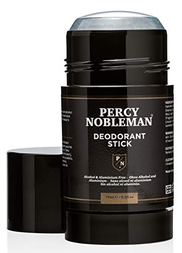 Percy Nobleman Natural Deodorant Stick - Signature Scented Men's Deodorant with Aloe Vera and Witch Hazel, Aluminium Free 75ml - görsel 2