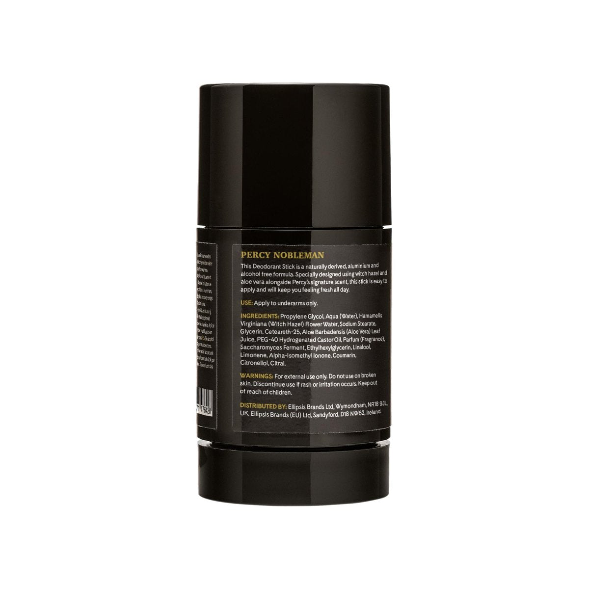Percy Nobleman Natural Deodorant Stick - Signature Scented Men's Deodorant with Aloe Vera and Witch Hazel, Aluminium Free 75ml - görsel 5