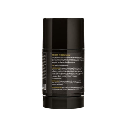 Percy Nobleman Natural Deodorant Stick - Signature Scented Men's Deodorant with Aloe Vera and Witch Hazel, Aluminium Free 75ml