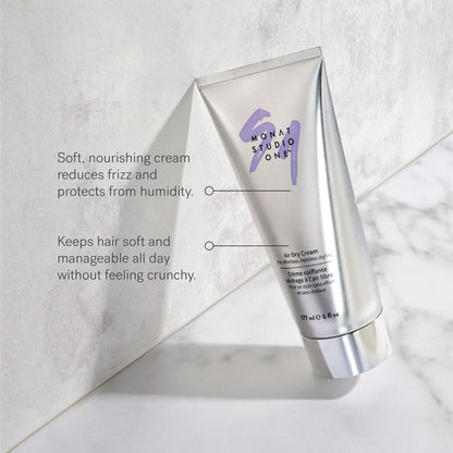 MONAT STUDIO ONE Air Dry Cream - Soft Hold, Frizz Control & Humidity Protection for All Hair Types, 6 fl. oz. Avelisse