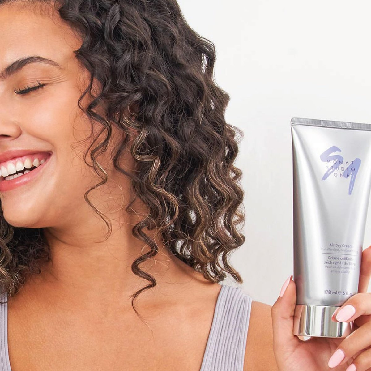 MONAT STUDIO ONE Air Dry Cream - Soft Hold, Frizz Control & Humidity Protection for All Hair Types, 6 fl. oz. Avelisse