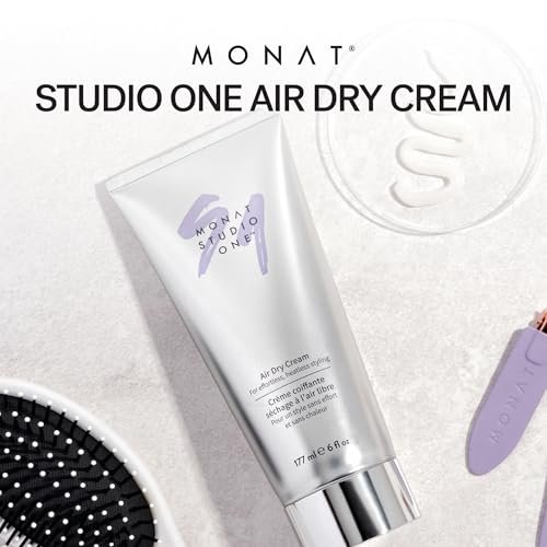 MONAT STUDIO ONE Air Dry Cream - Soft Hold, Frizz Control & Humidity Protection for All Hair Types, 6 fl. oz. Avelisse