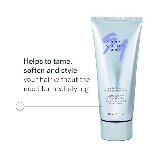 MONAT STUDIO ONE Air Dry Cream - Soft Hold, Frizz Control & Humidity Protection for All Hair Types, 6 fl. oz. Avelisse