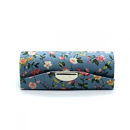 SenseYo 4 Pcs Floral Lipstick Case Holder with Mirror – Travel Makeup Organizer Bag Set for Purse - görsel 10