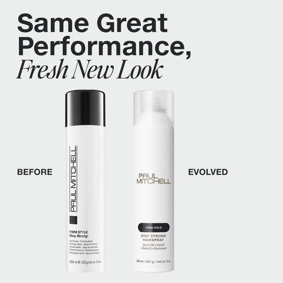 Paul Mitchell Stay Strong Hairspray - Layerable Control & Humidity Resistance for All Hair Types - 9 oz Avelisse