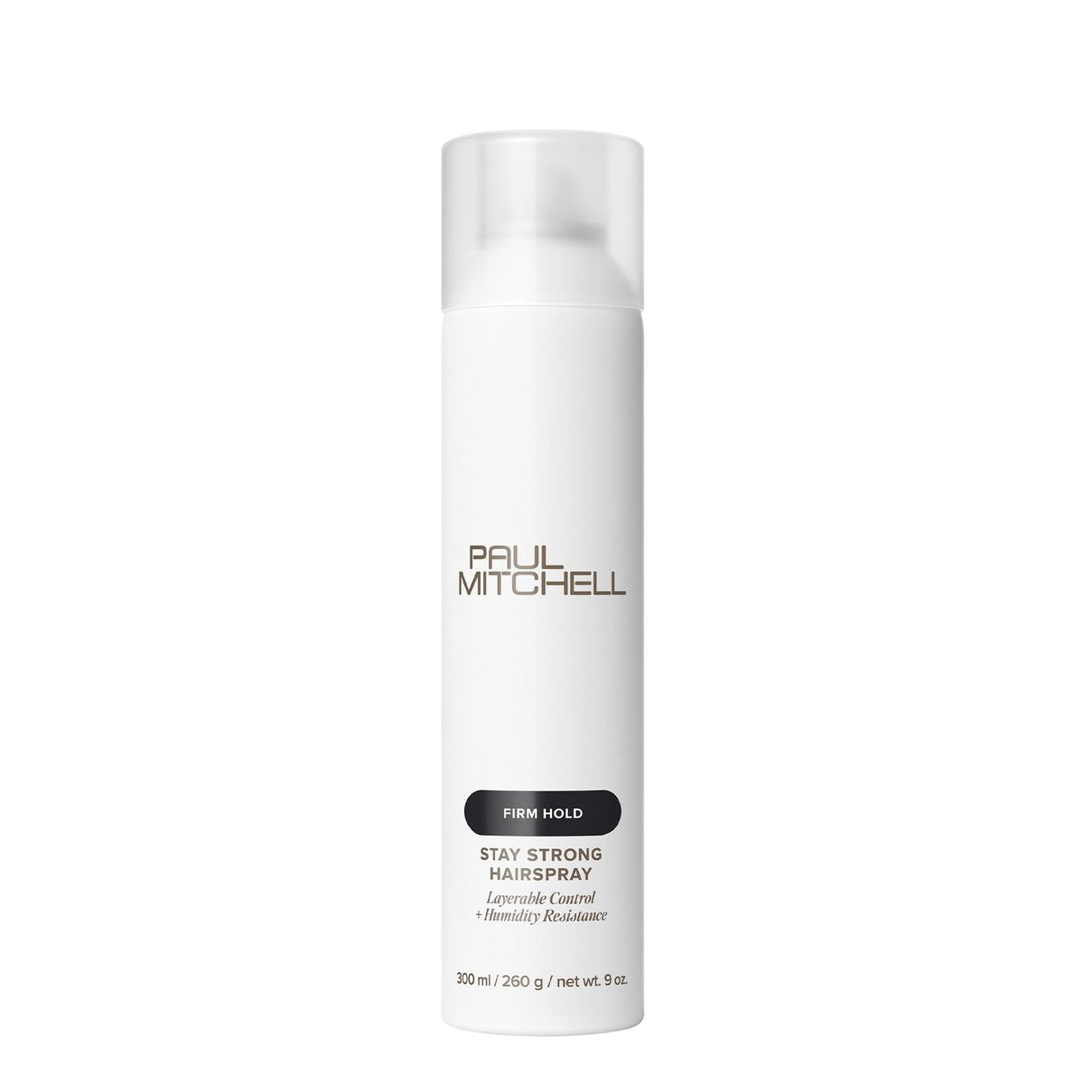 Paul Mitchell Stay Strong Hairspray - Layerable Control & Humidity Resistance for All Hair Types - 9 oz Avelisse