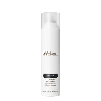 Paul Mitchell Stay Strong Hairspray - Layerable Control & Humidity Resistance for All Hair Types - 9 oz Avelisse