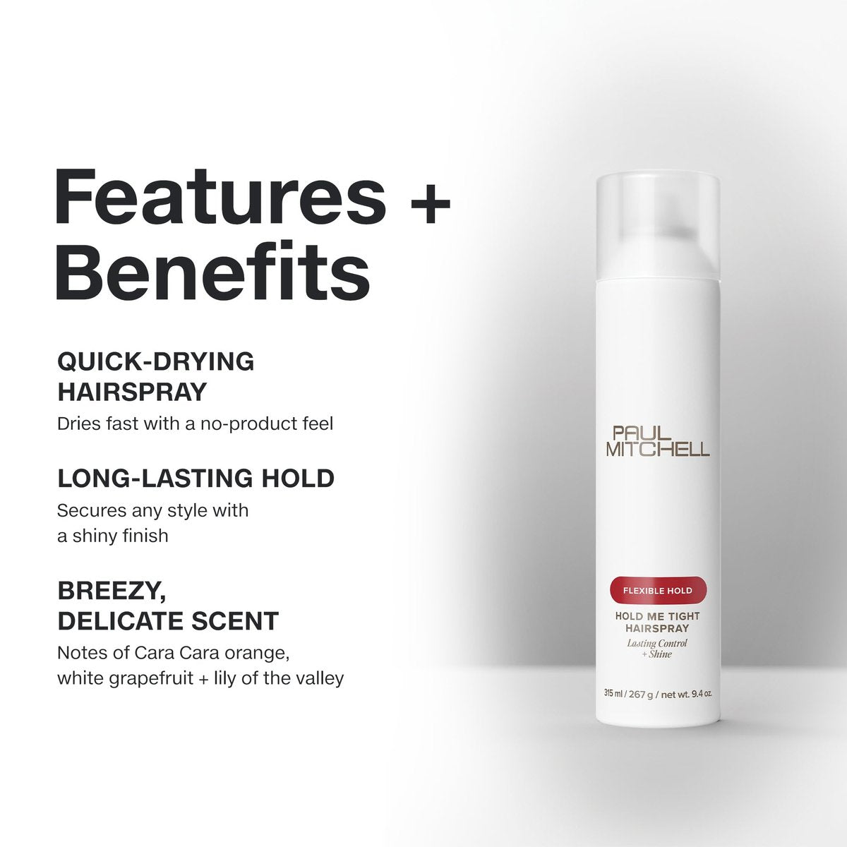 Paul Mitchell Hold Me Tight Flexible Hold Hairspray - 9.4 oz Avelisse