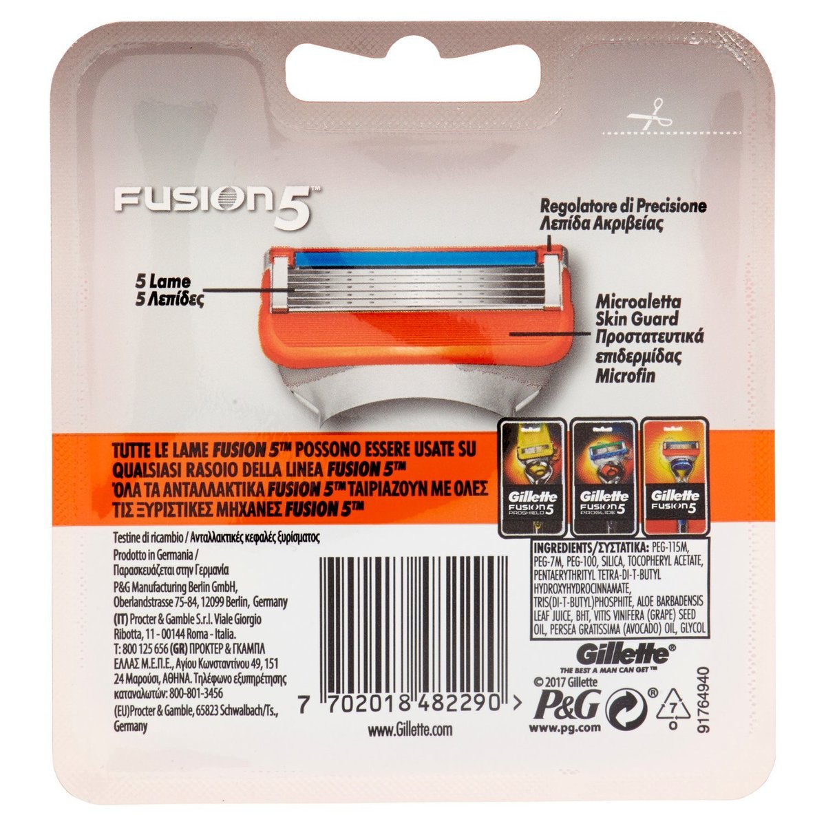 Gillette Fusion 5 Replacement Blades for Men, 4 Count - görsel 5