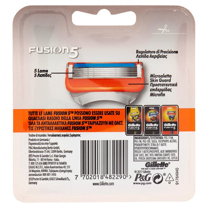 Gillette Fusion 5 Replacement Blades for Men, 4 Count
