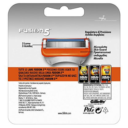 Gillette Fusion 5 Replacement Blades for Men, 4 Count
