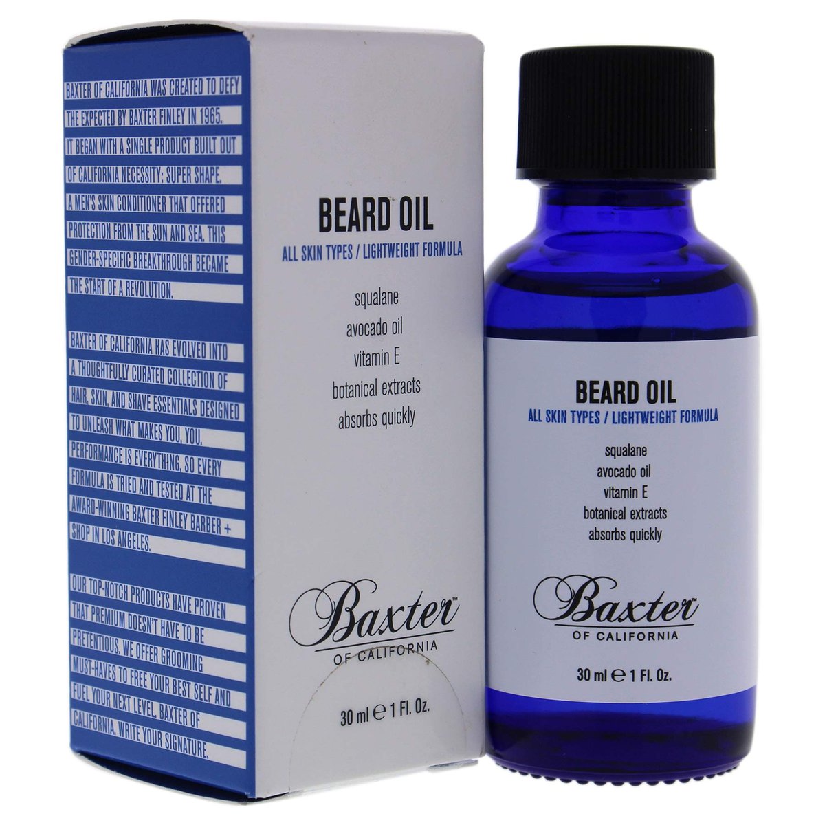 Baxter of California Beard Grooming Oil for Men - Moisturize and Condition - 1 Oz Avelisse