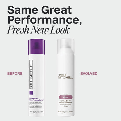 Paul Mitchell Extra-Body Firm Hairspray - Extreme Hold, Maximum Volume & Humidity Resistance for Fine Hair, 9.5 oz Avelisse