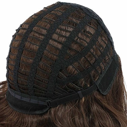 karlery Men's Fluffy Short Curly Brown Wig - Halloween Cosplay Wig for Costume Parties - görsel 10
