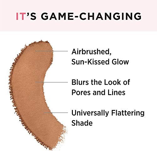 IT Cosmetics Bye Bye Pores Anti-Aging Bronzer – Universal Shade, Sun-Kissed Glow, Diffuses Pores & Fine Lines, Talc-Free, with Hyaluronic Acid Avelisse