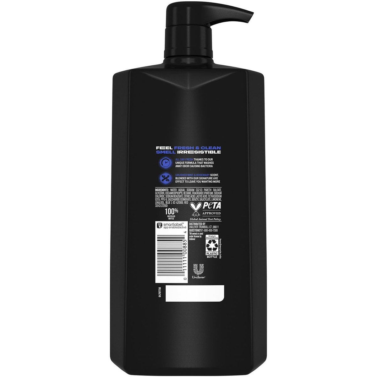 AXE Phoenix Men's Body Wash & Shower Gel, 3-Pack, 32 Fl Oz Each - Invigorating Crushed Mint & Rosemary Scent, 12H Freshness Avelisse