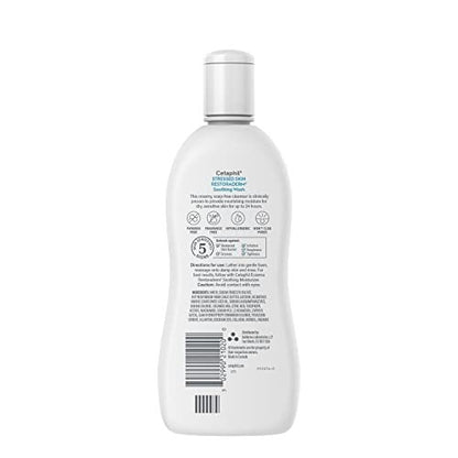 Cetaphil RESTORADERM Soothing Wash for Dry, Stressed Skin - 10 fl oz, Hypoallergenic, Soap & Paraben Free Avelisse