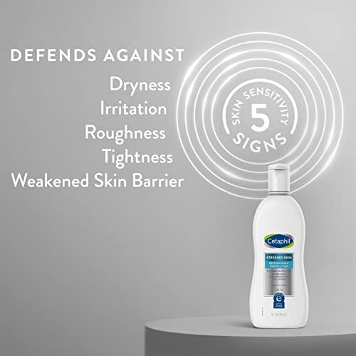 Cetaphil RESTORADERM Soothing Wash for Dry, Stressed Skin - 10 fl oz, Hypoallergenic, Soap & Paraben Free Avelisse