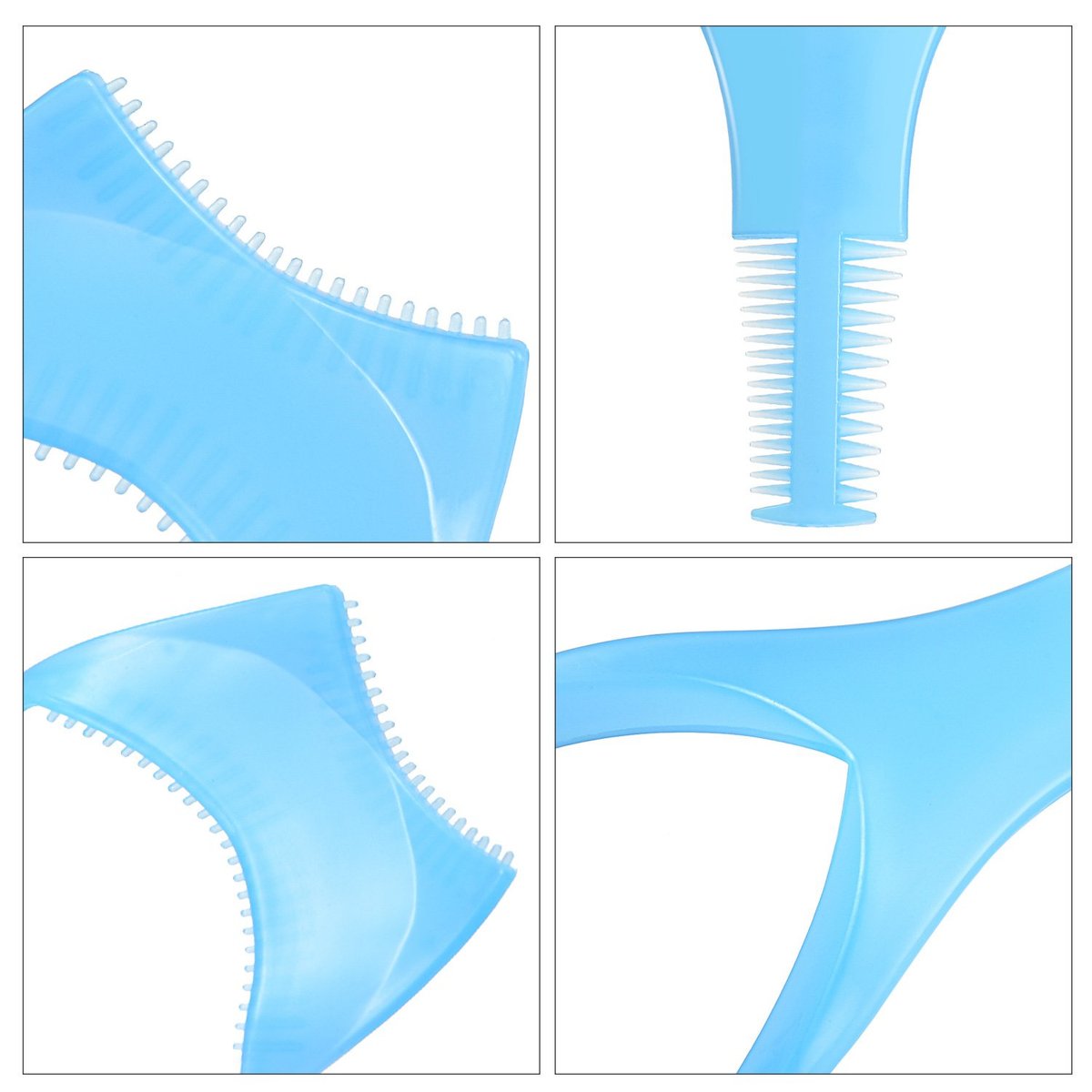 TecUnite 6-Piece 3-in-1 Mascara Shield, Applicator Guard & Eyelash Guide for Flawless Makeup (3 Colors) - görsel 7
