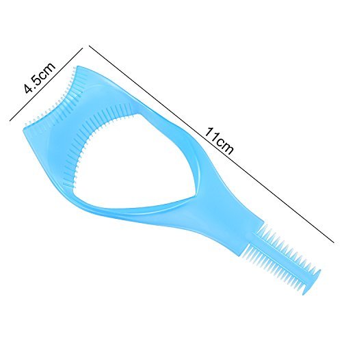 TecUnite 6-Piece 3-in-1 Mascara Shield, Applicator Guard & Eyelash Guide for Flawless Makeup (3 Colors) - görsel 4