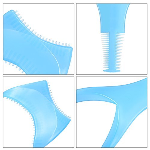 TecUnite 6-Piece 3-in-1 Mascara Shield, Applicator Guard & Eyelash Guide for Flawless Makeup (3 Colors) - görsel 8