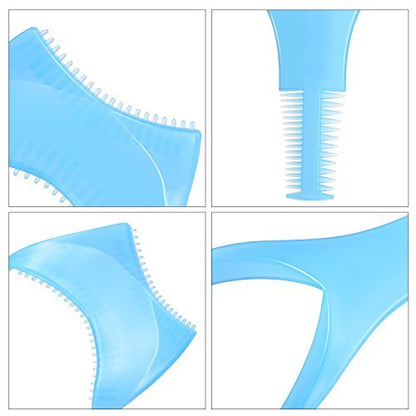 TecUnite 6-Piece 3-in-1 Mascara Shield, Applicator Guard & Eyelash Guide for Flawless Makeup (3 Colors)