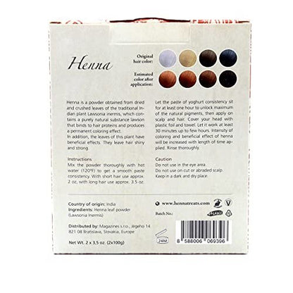 Organic Henna Powder for Hair – Pure Red Hair Dye – 7 oz – Natural Hair Care Avelisse