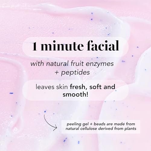 Saturday Skin Rub-A-Dub Refining Peel Gel – Gentle Exfoliating Face Wash with Fruit Enzymes, Dead Skin Remover for Face (2.53 Fl Oz / 75ml) - görsel 3